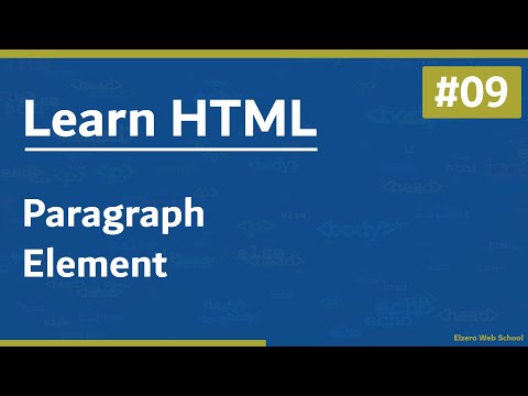 Learn HTML In Arabic 2021 - #09 - Paragraph Element